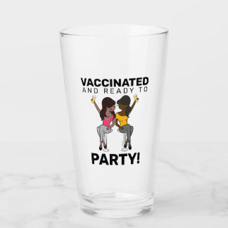 Verre Vacciné et prêt à faire la fête - Bière