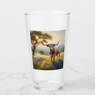 Verre Vache à landes du printemps du Texas