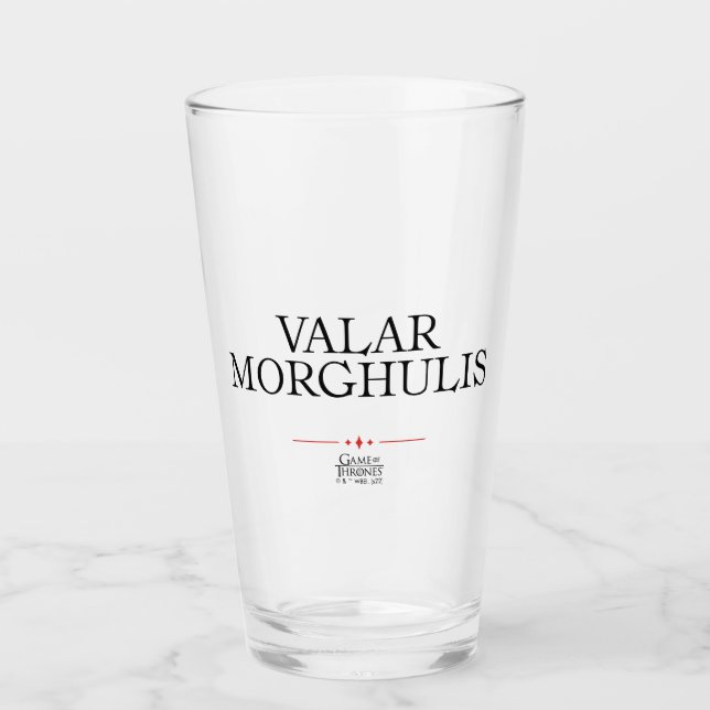 Verre Valar Morghulis (Devant)