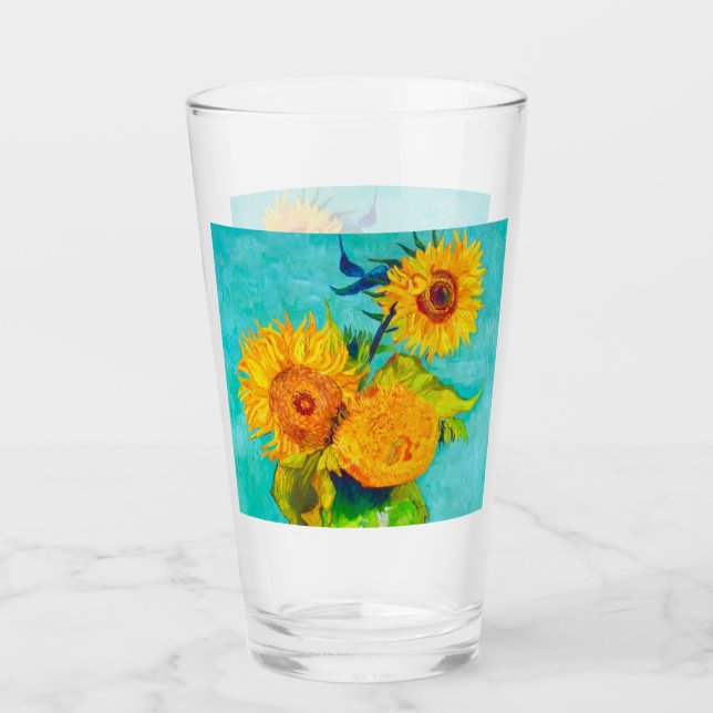 Verre Van Gogh Sunflowers (Devant)