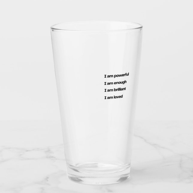 Verre Vaso de amor propio (Devant)