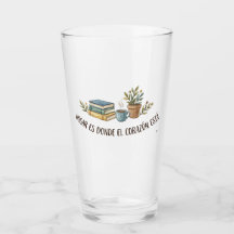 Vaso de Vidrio Cozy Acuarela