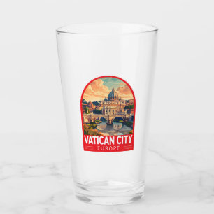 Verre Vatican City Travel Art Vintage