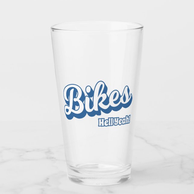 Verre Vélos Enfer Oui ! (Devant)