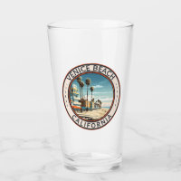 Venice Beach California Bowwalk Travel Art Retro