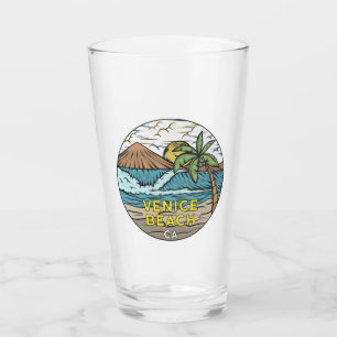 Verre Venice Beach Californie Vintage