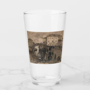 Verre Venise, Italie (Paysage vénitien Vintage)