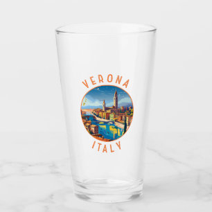 Verre Vérone Italie Retro Cercle désorganisé