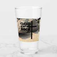 Verset biblique Dieu est mon Rocher Croix noire Ch
