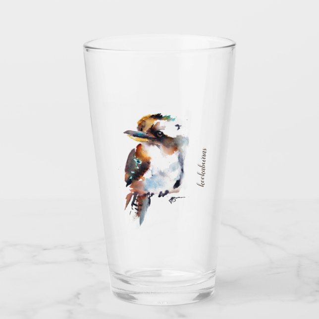 Verre Vêtements - Aquarelles Kookaburras (Devant)