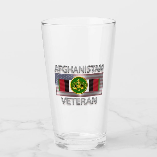 Verre Vétéran de la 3e cavalerie blindée Afghanistan (Devant)