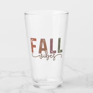 Verre Vibes d'automne arc-en-ciel