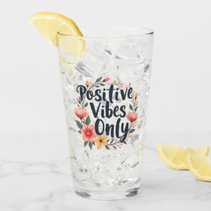 Verre Vibes Positives Uniquement Conception De Wreath Fl