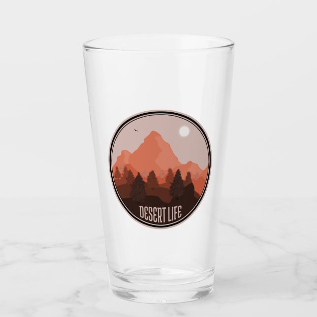 Verre Vie désertique (Devant)
