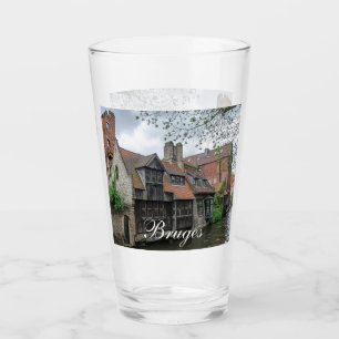 Verre Vieille ville de Bruges en Belgique