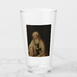 Verre Vierge Marie voilée (par Lucas van Leyden)