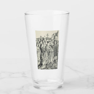 Verre Vierge Saint Ursula et martyr