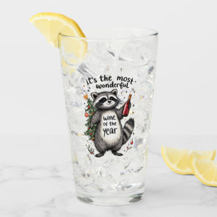 Verre Vin de l'année le plus merveilleux Raccoon