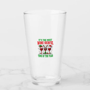 Verre Vin de Noël Merveilleux Design de Vin Rouge