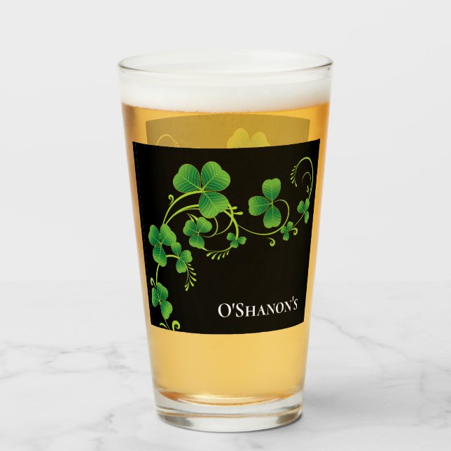 Verre Vin de Saint-Patricks et Vestiaire de jour Nom sur (Devant (rempli))