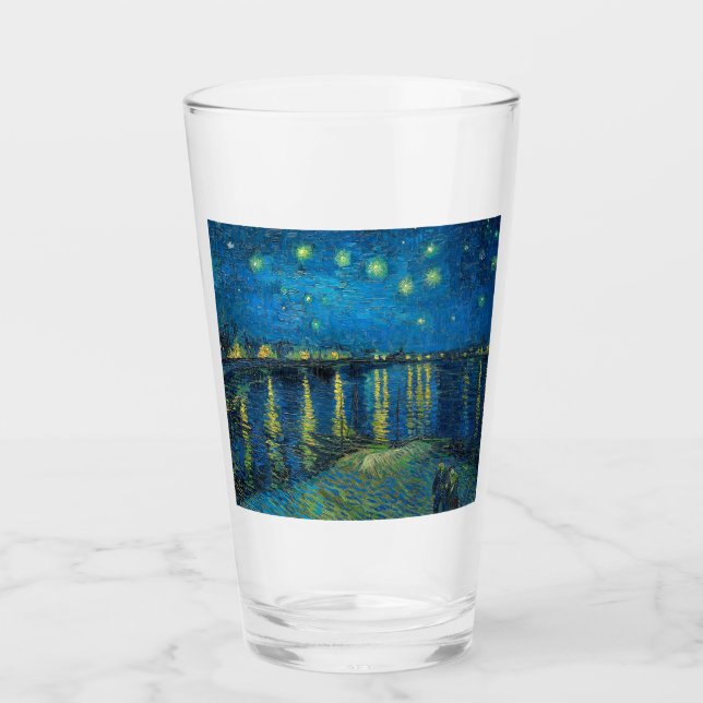 Verre Vincent Van Gogh Starry Night Over the Rhone (Devant)