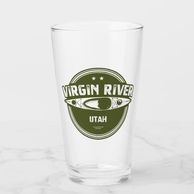 Verre Virgin River Utah Kayak (Devant)