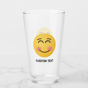 Verre Visage souriant aux yeux souriants