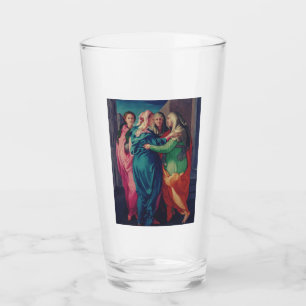 Verre Visite de la Vierge par Pontormo