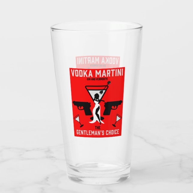 Verre Vodka Martini Drink Gift (Dos)