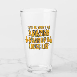 Verre Voici à quoi ressemble un incroyable grand-père