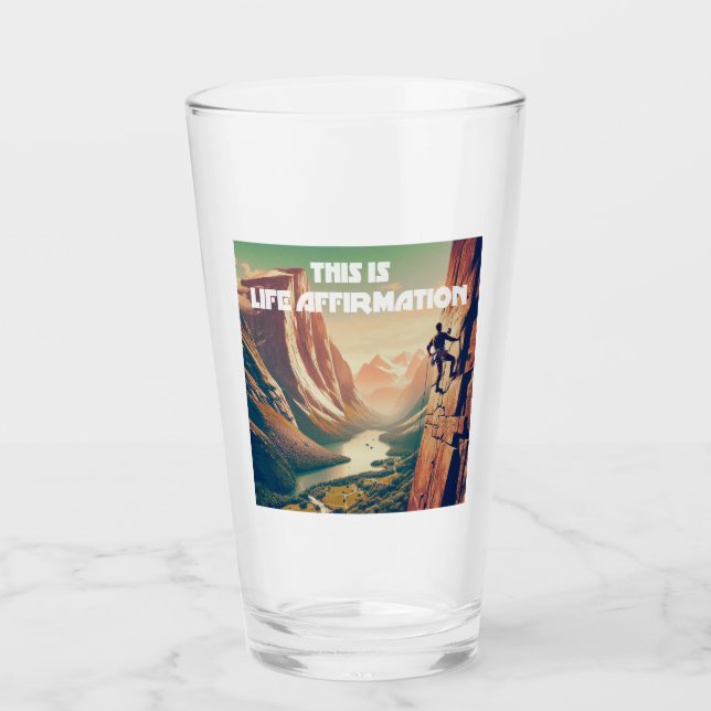 Verre Voici Life Affirmation Rock Escalade (Devant)