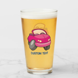Verre Voiture Carton Rose