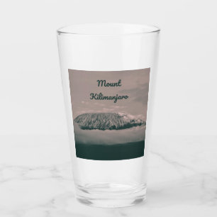 Verre Volcan de neige du Kilimandjaro en Tanzanie Afriqu