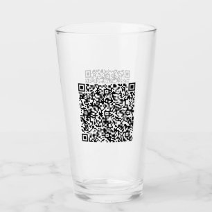 Verre Vos informations d'analyse de code QR Cadeau de ve