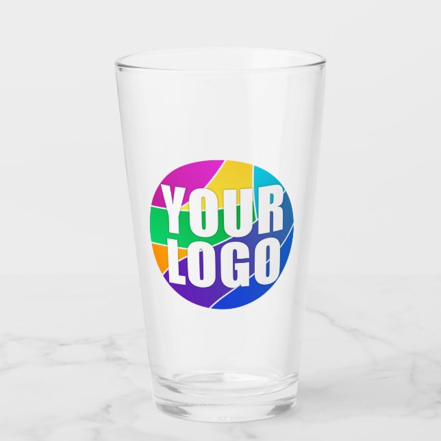 Verre Votre logo commercial promotionnel Offre d'entrepr (Devant)