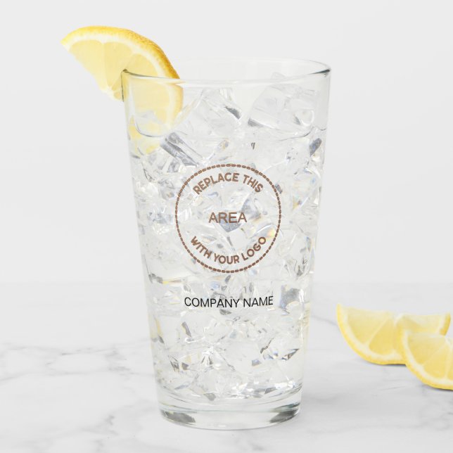 Verre Votre logo Entreprise Nom de l'hôtel (Devant glace)