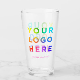 Verre Votre logo Lunettes de bière personnalisées 16oz T