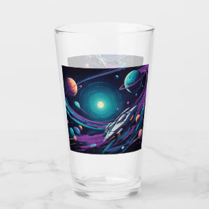Verre Voyage cosmique