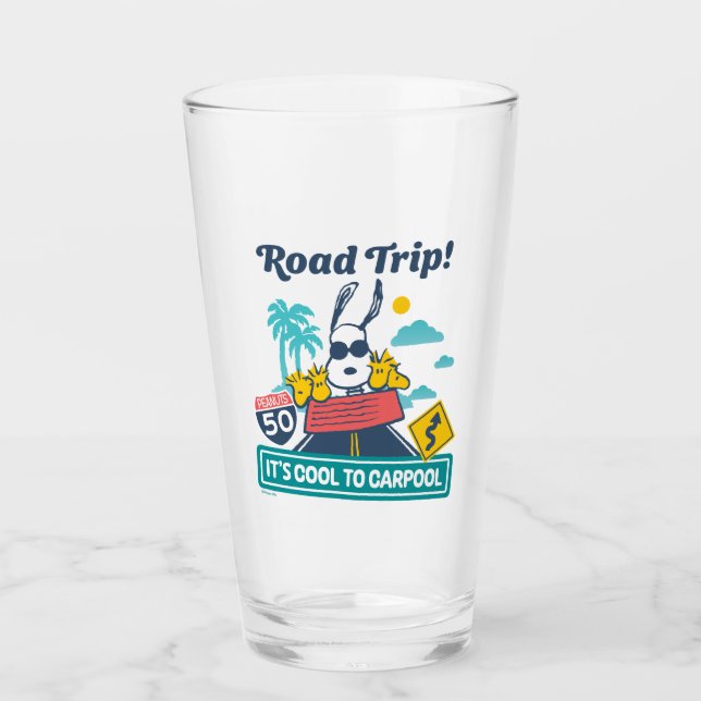 Verre Voyage sur route | cacahuètes C'est Cool au covoit (Devant)