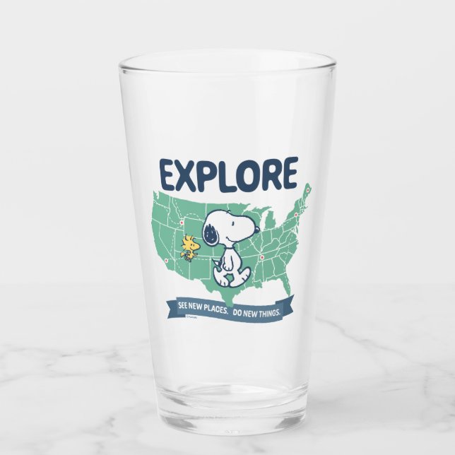 Verre Voyage sur route | Explorez les cacahuètes (Devant)