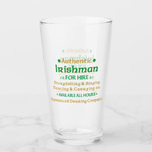 Verre Vrai Irlandais à Louer Drôle