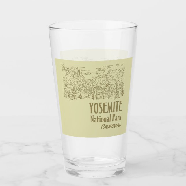 Verre Vue du tunnel du parc national de Yosemite en Cali (Devant)