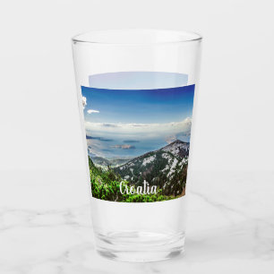 Verre Vue sur la mer depuis les montagnes