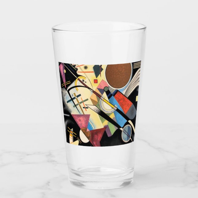 Verre Wassily Kandinsky Accompagnement en noir (Devant)