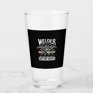 Verre Welder Essaie De Faire Des Choses
