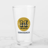 Western Cowboy Rustic Groomsmen Nom Monogramme