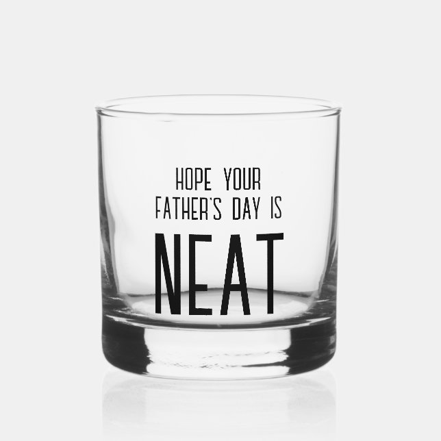 Verre Whiskey à Fête des pères nette amusant (Recto)
