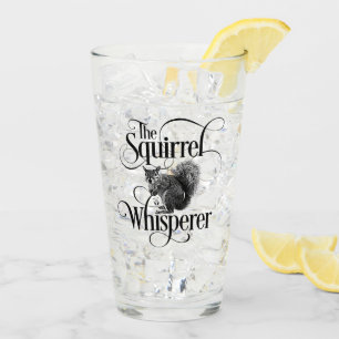 Verre Whisperer d'écureuil - amusant amoureux d'écureuil