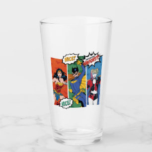 Verre Wonder Woman, Batgirl & Harley Quinn Holiday