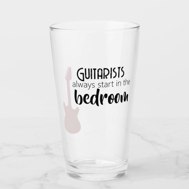 Verre Worlds Best Guitarist - Cadeaux personnalisés (Devant)